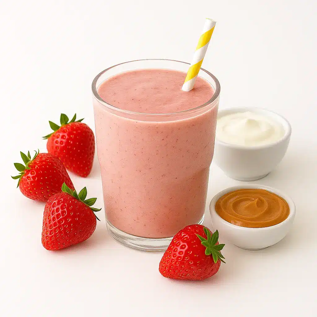 Strawberry peanut butter smoothie for detox smoothie recipes